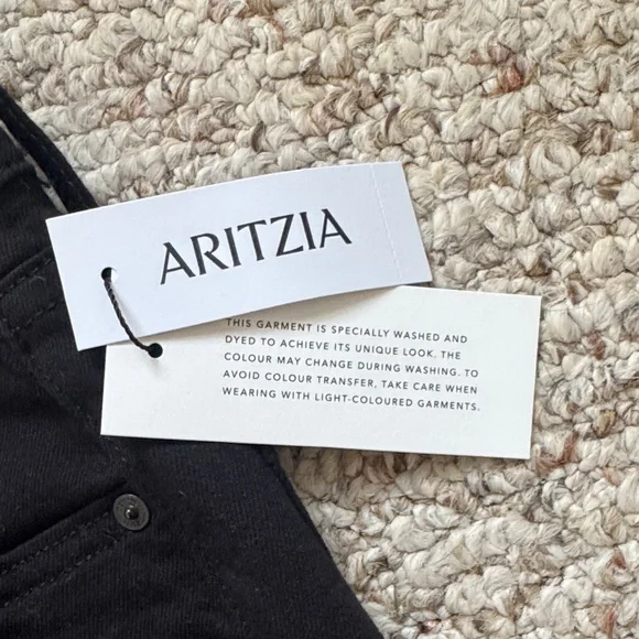 NWT Aritzia Denim Forum Cowgirl Black Micro Skirt - Picture 7 of 14